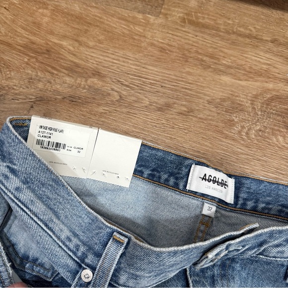 Agolde Vintage High Rise Flare Jeans in Clamour - Picture 10 of 11